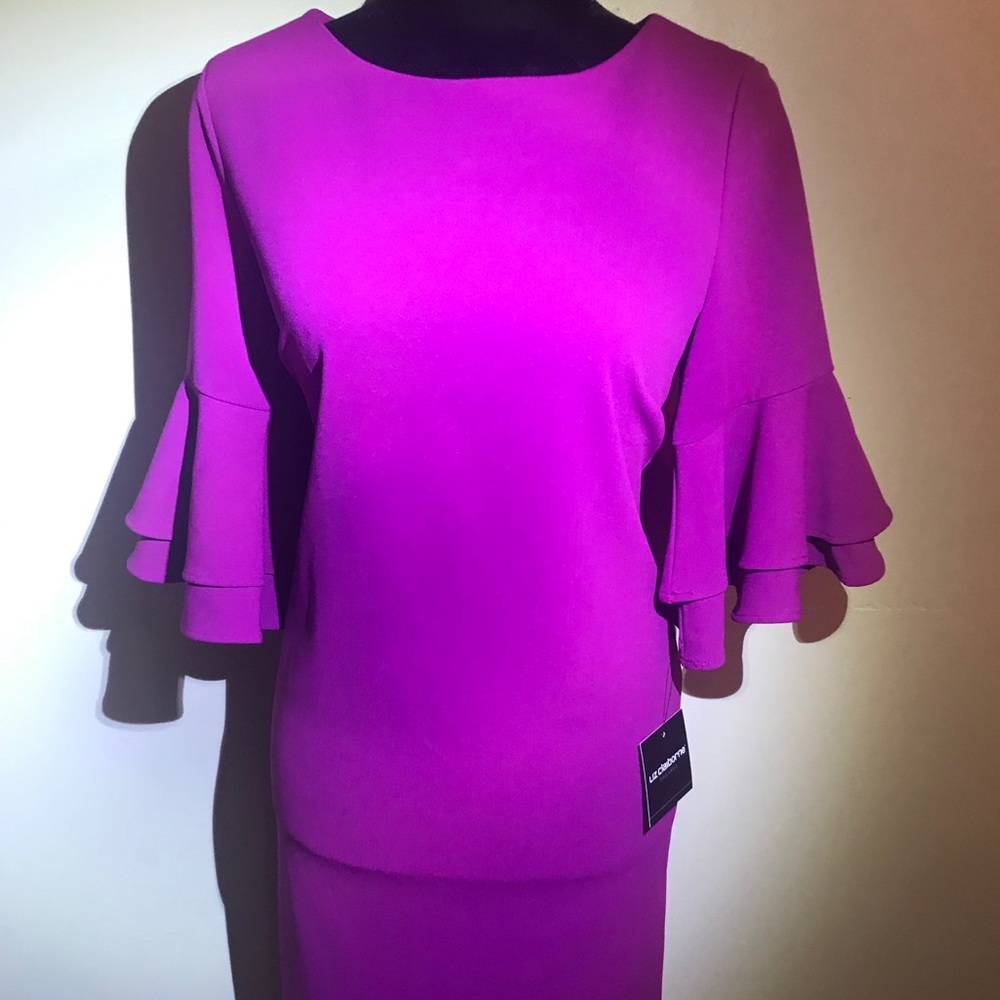 Liz Claiborne magenta dress